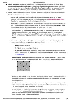 Shell Forces Form Shell Forces and Stresses Overview | PDF | Stress (Mechanics) | Extrusion