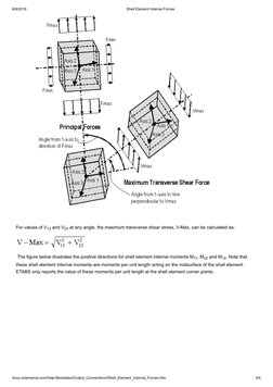 Shell Forces Form Shell Forces and Stresses Overview | PDF | Stress (Mechanics) | Extrusion