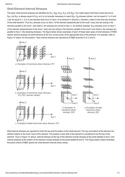 Shell Forces and Stresses Overview | PDF | Stress (Mechanics) | Extrusion