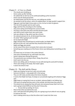 Key Ralph Quotes Lotf Lord of the Flies Chapter Annotations | PDF | Nature