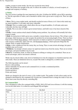 combat, except in certain modes. See the next section for more detail.
4.Size. This defines the strength of the unit. It refl