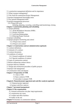Construction Management
2.1 construction management definition and its importance 
2.2 What is project management?
2.3 The Ne