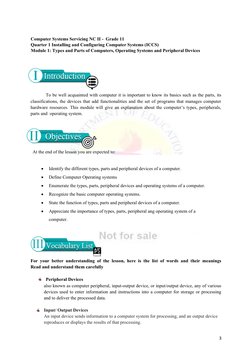 CSS G11 Module 1 Q1 | PDF | Usb Flash Drive | Personal Digital Assistant