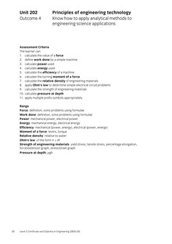 Unit 202: Engineering Principles Overview | PDF | Area | Materials