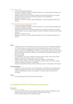2. Dirección femenina:
-
Colocar el pie derecho adelantado
-
La manos por delante del cuerpo, a la altura del tantien, con la