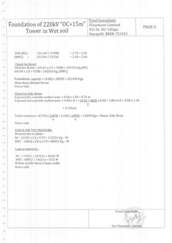Proof Consultantl
Flowmore Limitecl
N3/36, IRC VillapJe,
Navapalli, BBSR-75 1 015
= 2.78,, 2.50
= 2.50 :r 2.00
crete surface