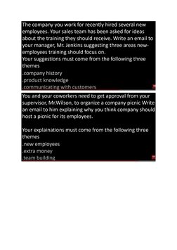 Email Writing Test Samples for Versant | PDF | Business