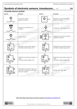 Symbols Electronic Sensors | PDF