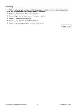 Unit 7 Progress Test A Answers | PDF | Supermarket | Retail