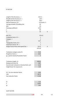 Gust Factor Wind Load Calculation | PDF | Wound | Turbulence