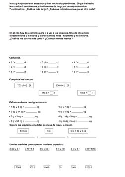 Repaso Examen de Lengua y Mate Tema 10 para 3 Primaria Santillana | PDF