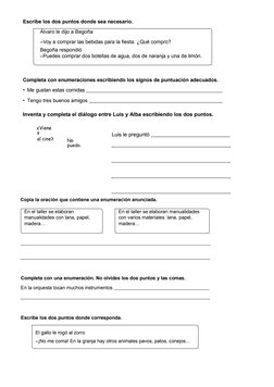 Repaso Examen de Lengua y Mate Tema 10 para 3 Primaria Santillana | PDF