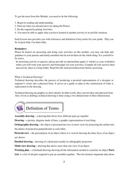 2 
 
To get the most from this Module, you need to do the following:   
  
1. Begin by reading and understanding. 
2. Find ou