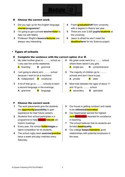08 OnScreen B2plus Module 8 | PDF | Teachers | Test (Assessment)
