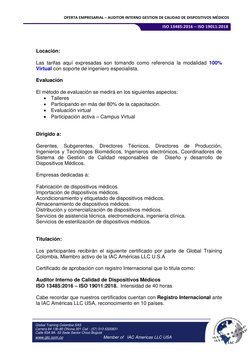 Global Training Colombia SAS 
Carrera 84 13b-80 Oficina 301 Cali - (57) 313 5320831 
Calle 93A 9A- 53