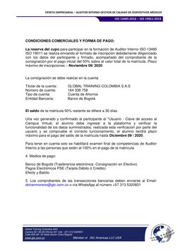 Global Training Colombia SAS 
Carrera 84 13b-80 Oficina 301 Cali - (57) 313 5320831 
Calle 93A 9A- 53