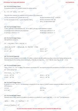 -
-
-
-
NTA Abhyas Test Chapter-wise Questions
Ionic Equilibrium
For more free study materials, visit www.mathongo.com or dow
