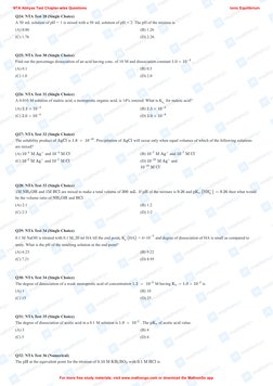 -
-
-
-
NTA Abhyas Test Chapter-wise Questions
Ionic Equilibrium
For more free study materials, visit www.mathongo.com or dow