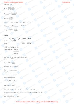 -
-
-
-
NTA Abhyas Test Chapter-wise Questions
Ionic Equilibrium
For more free study materials, visit www.mathongo.com or dow