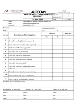 REV.NO.
0
DATE OF REV .
PAGE 
01 of 01
Project        :
Client         :
RAIL VIKAS NIGAM LIMITED
Contractor  :
MAX INFRA (I)