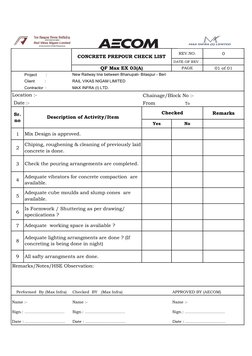 REV.NO.
0
DATE OF REV .
PAGE 
01 of 01
Project        :
Client         :
RAIL VIKAS NIGAM LIMITED
Contractor  :
MAX INFRA (I)