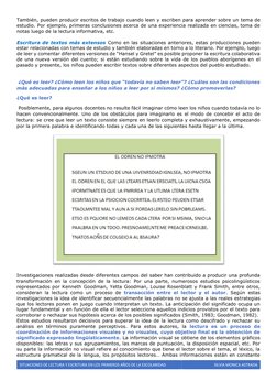 Situaciones de Lectura y Escritura en Los Primeros Años de La ...