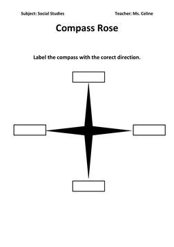 The Life Compass Worksheet.pdf Compass Worksheets - Social Studies | PDF