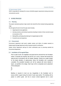 Pipe Culvert Construction Method Statement | PDF | Concrete | Quality ...