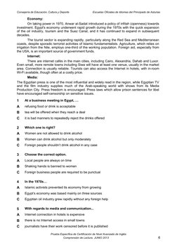 Consejería de Educación, Cultura y Deporte 
 
Escuelas Oficiales de Idiomas del Principado de Asturias 
Prueba Específica de