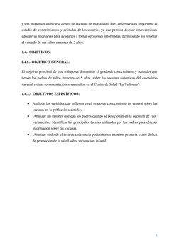 y son propensos a ubicarse dentro de las tasas de mortalidad. Para enfermería es importante el
estudio de conocimientos y act