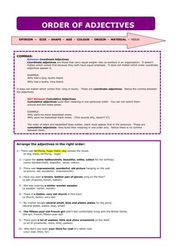 Order of Adjectives Explained | PDF | Adjective | Linguistic Typology