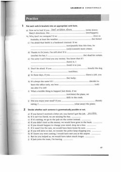 Advanced Language Practice Conditionals | PDF