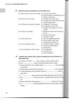Advanced Language Practice Conditionals | PDF