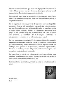 25 Ejercicios de Arteterapia para Sanar | PDF | Las emociones | Terapia ...