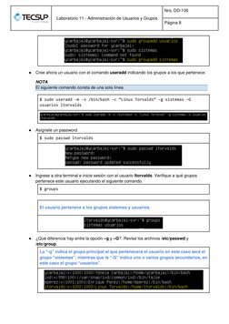Administración de Usuarios y Grupos en Linux | PDF | Usuario ...