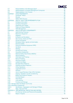 Page 4 of 156 
 
6.7 
Responsibilities of the Managing Agent ............................................................ 4