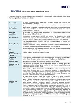 Page 9 of 156 
 
CHAPTER 3 ABBREVIATIONS AND DEFINITIONS  
 
Capitalised words and phrases used throughout these HSE Guidel