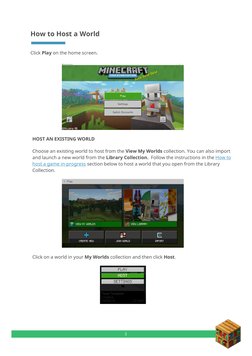 Minecraft Education Edition Multiplayer Guide | PDF | Minecraft | Port ...