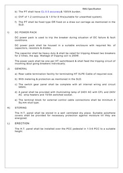 11kV RMU Technical Specifications | PDF | Switch | Alternating Current