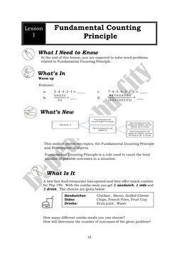 Fundamental Counting Principle & Permutations | PDF | Multiplication ...