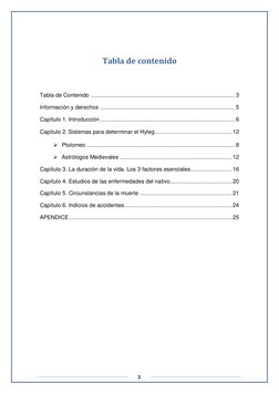 3 
 
 
 
 
Tabla de contenido 
 
 
Tabla de Contenido  ..............................................................