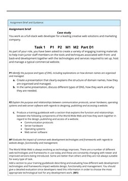 HNC Web Development Assignment Guide | PDF | Websites | World Wide Web