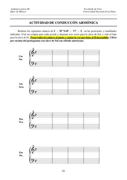 Audioperceptiva III                                                                                             Facultada de