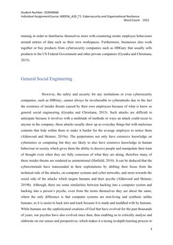 Student Number: 202040666
Individual AssignmentCourse: 600556_A20_T1: Cybersecurity and Organisational Resilience
