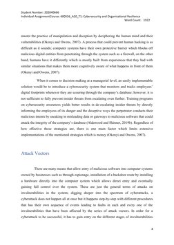 Student Number: 202040666
Individual AssignmentCourse: 600556_A20_T1: Cybersecurity and Organisational Resilience