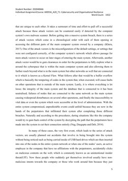 Student Number: 202040666
Individual AssignmentCourse: 600556_A20_T1: Cybersecurity and Organisational Resilience