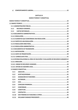 c)
COMPORTAMIENTO LABORAL.........................................................................................32
CAPITULO