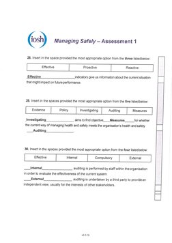 Iosh MS | PDF