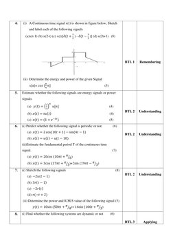 Signals and Systems Question Bank | PDF | Fourier Transform | Laplace ...