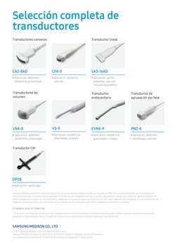 © 2017 Samsung Medison. Todos los derechos reservados.
Samsung Medison se reserva el derecho de modificar el diseño, el embal